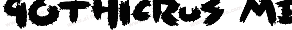 GothicRus Medium字体转换
